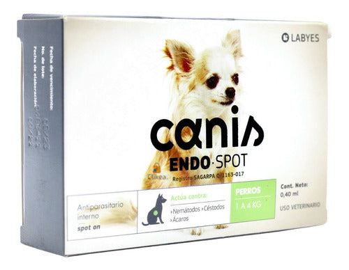 Pipeta Antipulgas Canis Endo Spot Perros 1-4 Kg Labyes