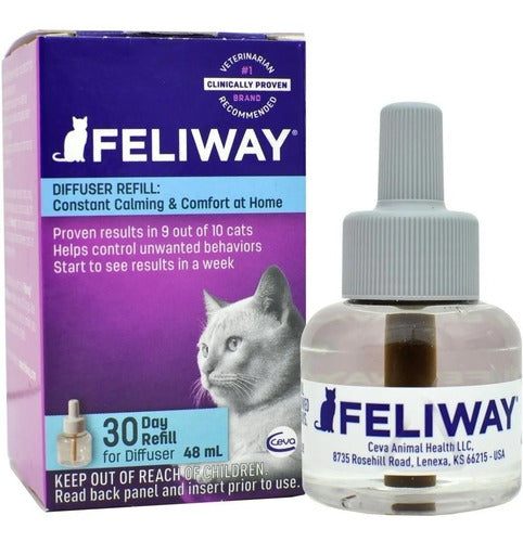 Feliway Classic Y Repuesto Para 30 Días 48 Ml Para Gatos