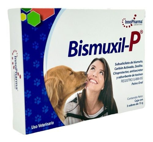 Bismuxil-p Inno Pharma 3 Sobres De 15 G Uso En Animales
