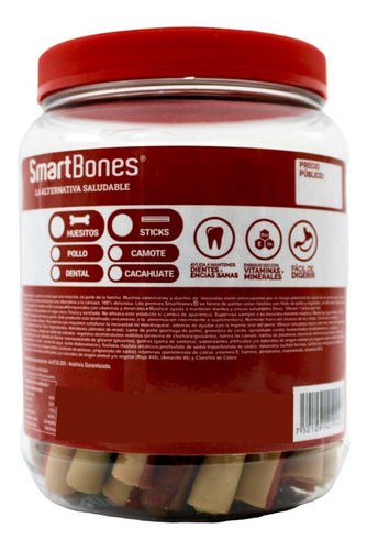 Smartbones Vitrolero 50 Premios Perro Diferentes Sabores