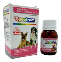 Rx Spectrum Para Perros Antibiótico 500mg 20 Tabletas