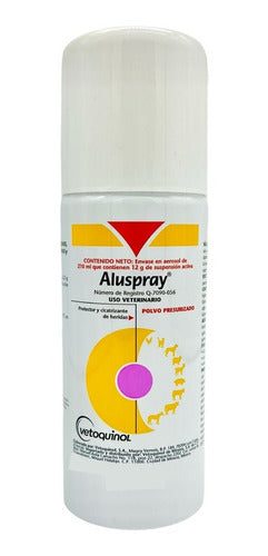 Aluspray Cicatrizante De Heridas 210 Ml Uso Veterinario