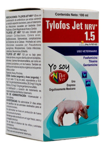 Tylofos Jet Nrv 1.5 100 Ml Aves Norvet - CLIKEA