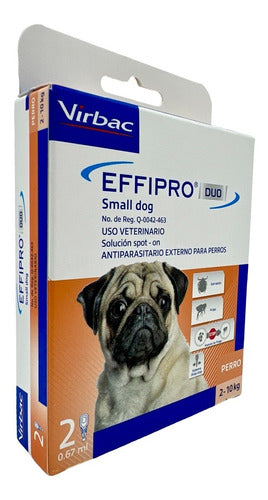 Effipro Dúo Pipeta 2-10 Kg Anti Pulgas Y Garrapatas 2 Piezas - CLIKEA