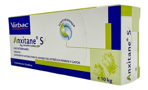 Virbac Anxitane S Menores de 10 kg 30 tabletas - vista 1