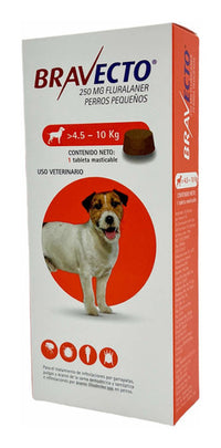 Pastilla Bravecto Contra Pulgas Para Perro De 4.5 A 10 Kg - CLIKEA