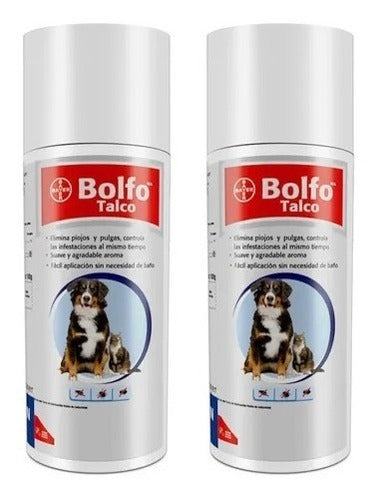 Bolfo Talco De 100 Gr Antipulgas Para Perros Y Gatos 2 Pzas