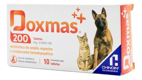 Doxmas 200 Perros Y Gatos 10 Tabletas Chinoin