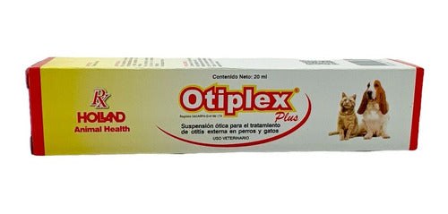 Holland Otiplex Plus 20 Ml Otitis Oído Perros Y Gatos