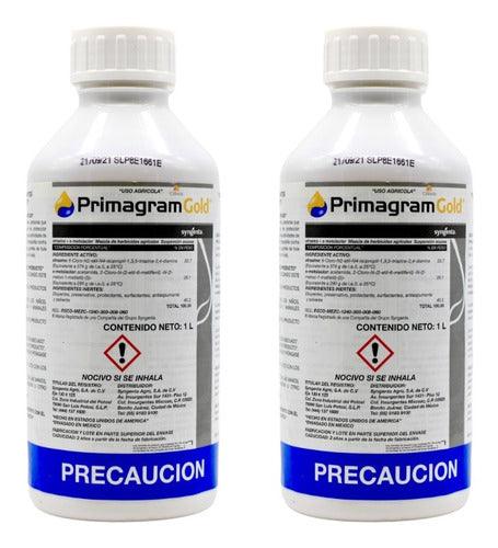 Paquete De 2 Primagram Gold Herbicida Para Cultivo 1 Litro