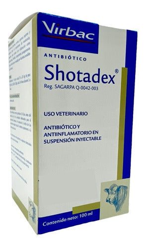 Virbac Shotadex Inyectable Bovinos 100 ml