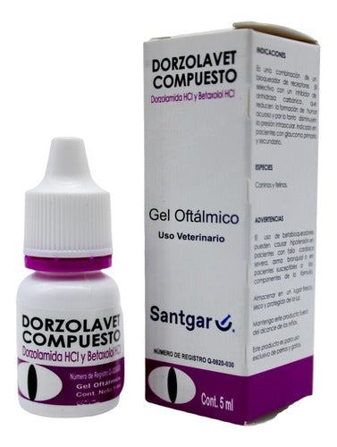 Santgar Dorzolavet Compuesto 5 Ml Gel Oftálmico Perros/gatos