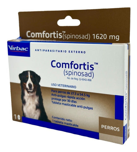 Comfortis 810 Mg 1 Tableta Antipulgas Perros 27.3 A 54.5 Kg - CLIKEA
