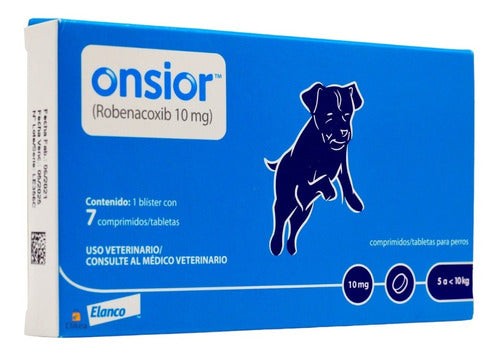 Onsior Robenacoxib 10 Mg Perros 5 A 10 Kg Elanco 7 Tab