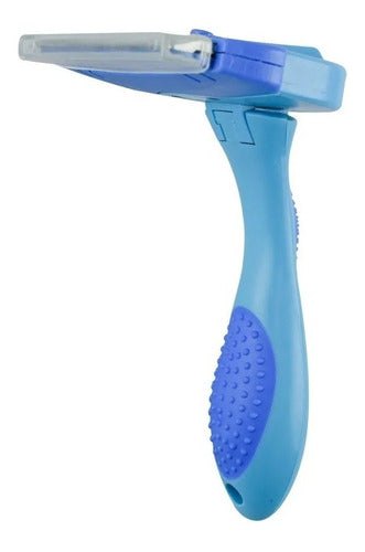 Fancy Pets Deslanador Recto con Boton de Limpieza