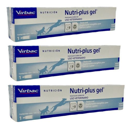 Paquete 15 X Nutri Plus Gel Tubo 120.5 G Nutriplus Virbac