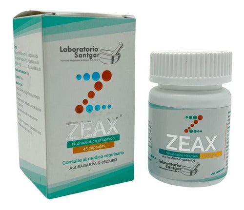 Santgar Zeax Para Perros Razas Grandes 45 Cápsulas Oftalmico
