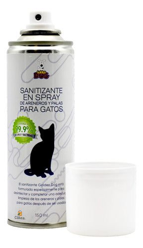 Sanitizante En Spray De Areneros Y Palas Para Gatos 150 Ml