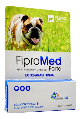 Fipromed Forte Pipeta Antipulgas 2 Ml Fipronil Perros 20 Kg - CLIKEA