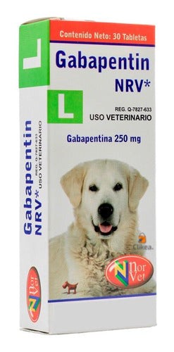 Gabapentin Nrv L Gabapentina 250 Mg 30 Tab Norvet Perros