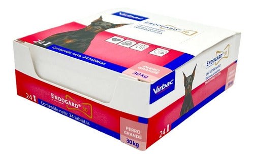 Desparasitante Virbac Endogard Perro Gde 30 Kg 24 Tabletas
