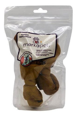 Merkapet Carnaza Natural Para Perro Hueso 3 Piezas