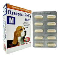 Itracona Pets Nrv M 20 Capsulas Norvet Itraconazol 50 Mg