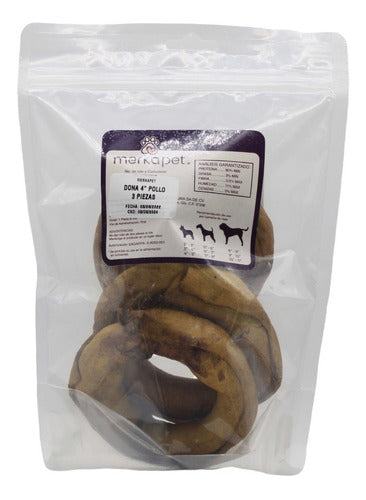Merkapet Carnaza Natural Para Perro 3 Piezas Pollo