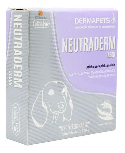Jabon Neutraderm 100 G Dermapets Para Piel Sensible