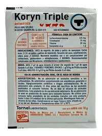 Sobre Koryn Triple Antibiotico De 10 G Bovinos Tornel