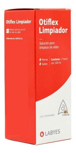 Otiflex Limpiador De Oidos Perros Y Gatos 100 Ml Labyes