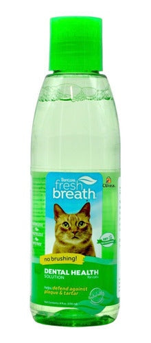 Tropiclean Fresh Breath Enjuague Bucal Para Gato 236 Ml