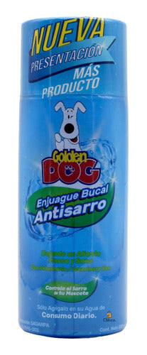 Golden Dog Enjuague Bucal Anti Sarrro Para Perros 500 Ml