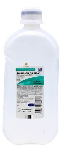 Solucion CS PiSA Cloruro de Sodio 0.9% Uso Veterinario 500 ml