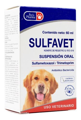Sulfavet Pets Pharma Sulfametoxazol Trimetoprim 60 ml