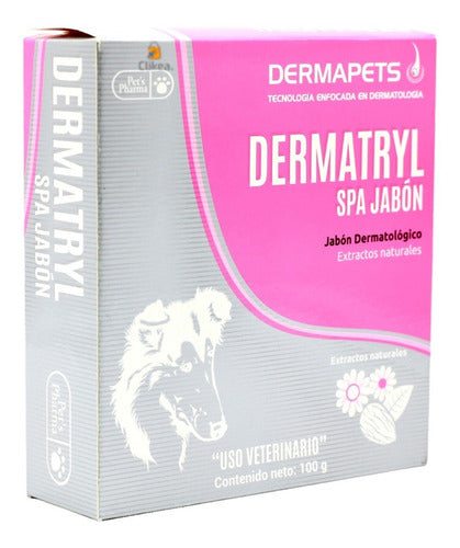 Jabon Dermatryl Spa 100 G Dermapets Extractos Naturales