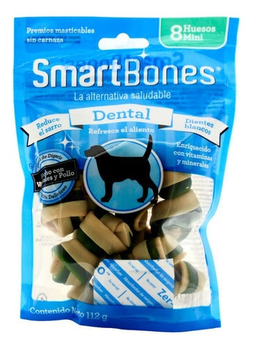 Smartbones 8 Premios Perro 112 G Limpieza Dental Higiene