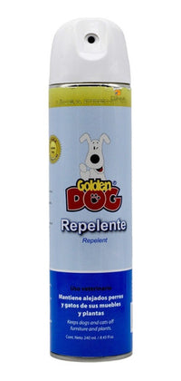 Repelente Para Perros Y Gatos En Aerosol Golden Dog 240 Ml