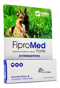 Fipromed Forte Pipeta Antipulgas 4 Ml Fipronil Perros 40 Kg - CLIKEA