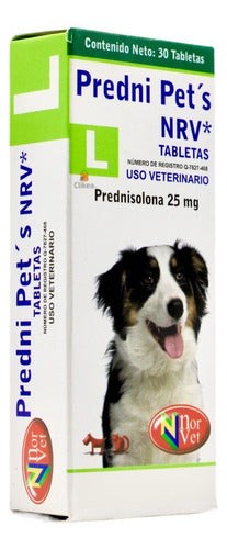 Predni Pets Nrv L Prednisolona 25 Mg Norvet Perros 30 Tab