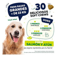 Waggys Wellness Premios Sabor Salmon P/ Perro Grande 30 Pzas