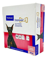 Desparasitante Virbac Endogard Perro Gde 30 Kg 24 Tabletas