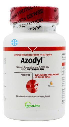 Paquete 2 Azodyl Original Vetoquinol Frasco 90 Cap