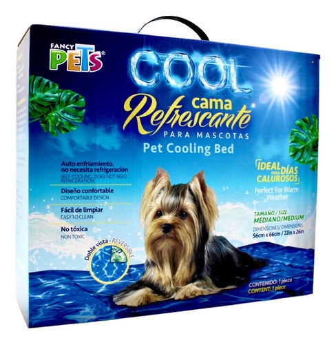 Cama Refrescante Para Perro Mediano Cool Fancy Pets