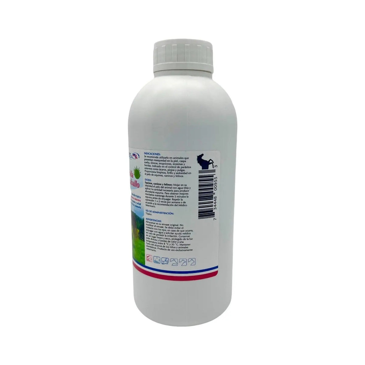 Aranda Shampoo de Zabila para Caballo 1 L — vista original completa del envase y etiqueta
