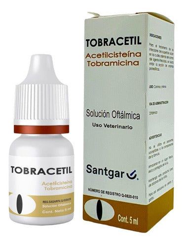Tobracetil Santgar Solucion Oftalmica Veterinaria 5 ml - vista 1
