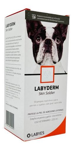 Shampoo Labyderm Skin Soldier Para Perros Y Gatos 220 Ml