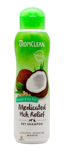 Tropiclean Shampoo De Avena Y Arbol De Te 355 Ml Mascotas
