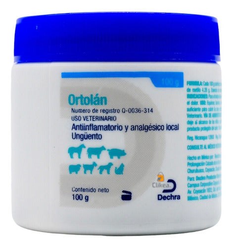 Ortolan Ungüento Desinflamador 100 G