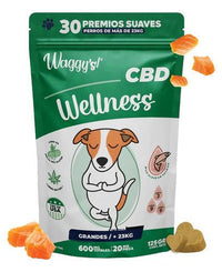 Waggys Wellness Premios Sabor Salmon P/ Perro Grande 30 Pzas